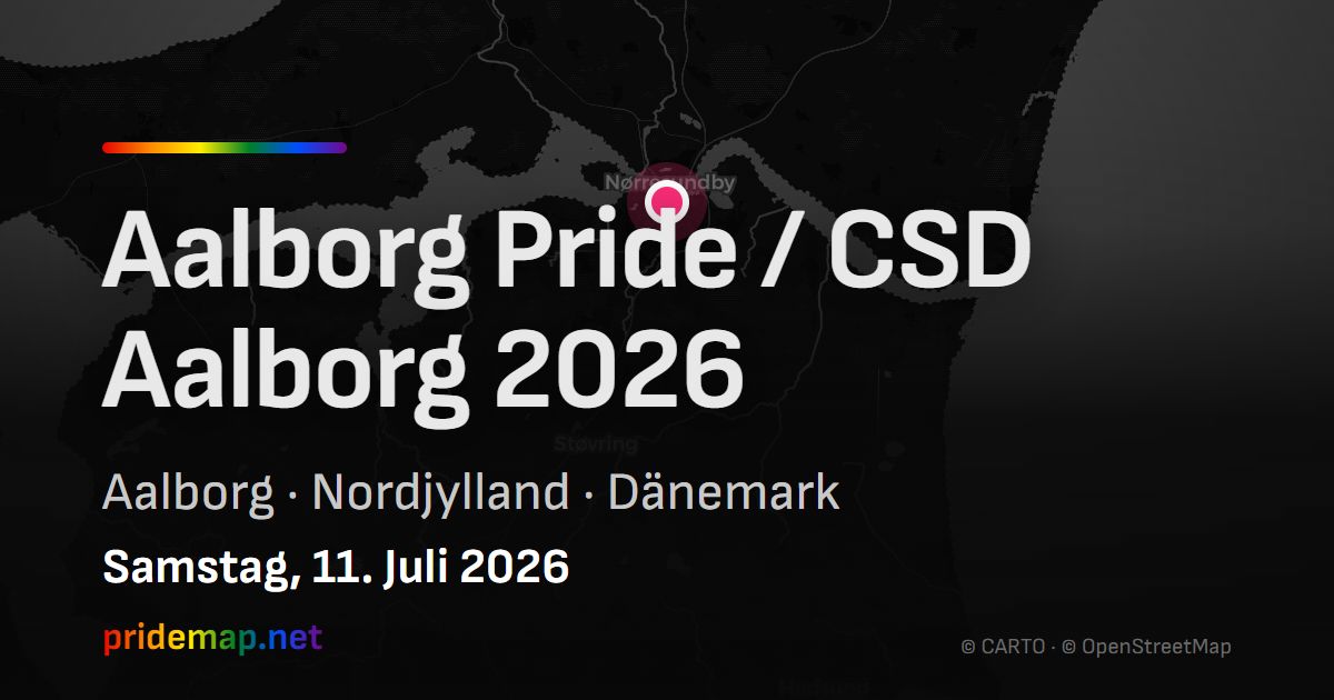 Aalborg Pride / CSD Aalborg 2026 — Aalborg, Denmark