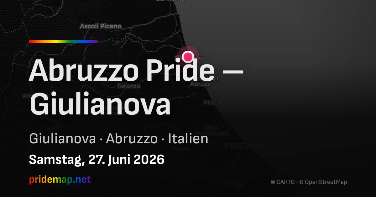 Abruzzo Pride – Giulianova — Giulianova, Italien