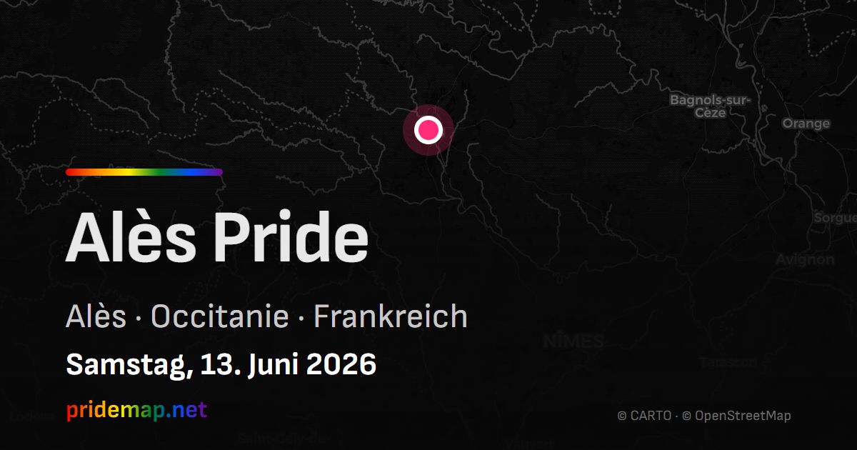 Alès Pride — Alès, France