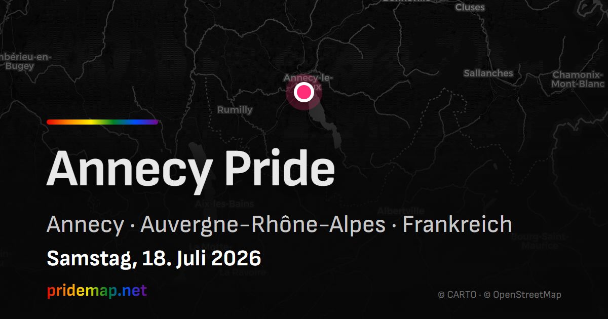 Annecy Pride — Annecy, Frankreich