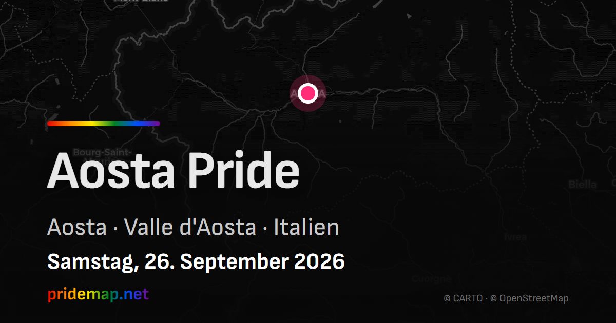 Aosta Pride — Aosta, Italien