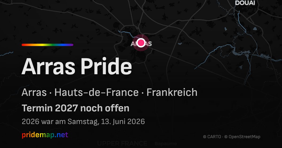Arras Pride — Arras, Frankreich