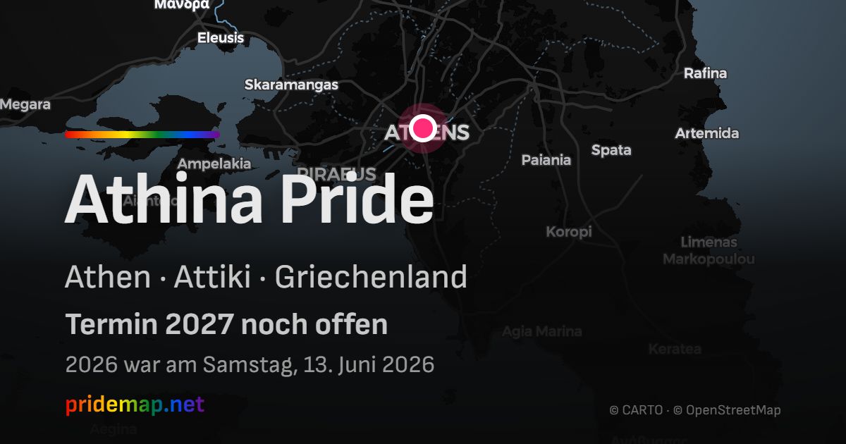 Athina Pride — Athen, Griechenland