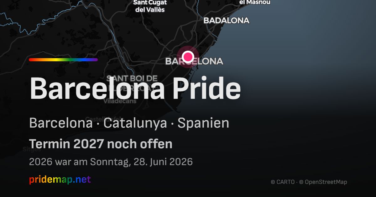 Barcelona Pride — Barcelona, Spain