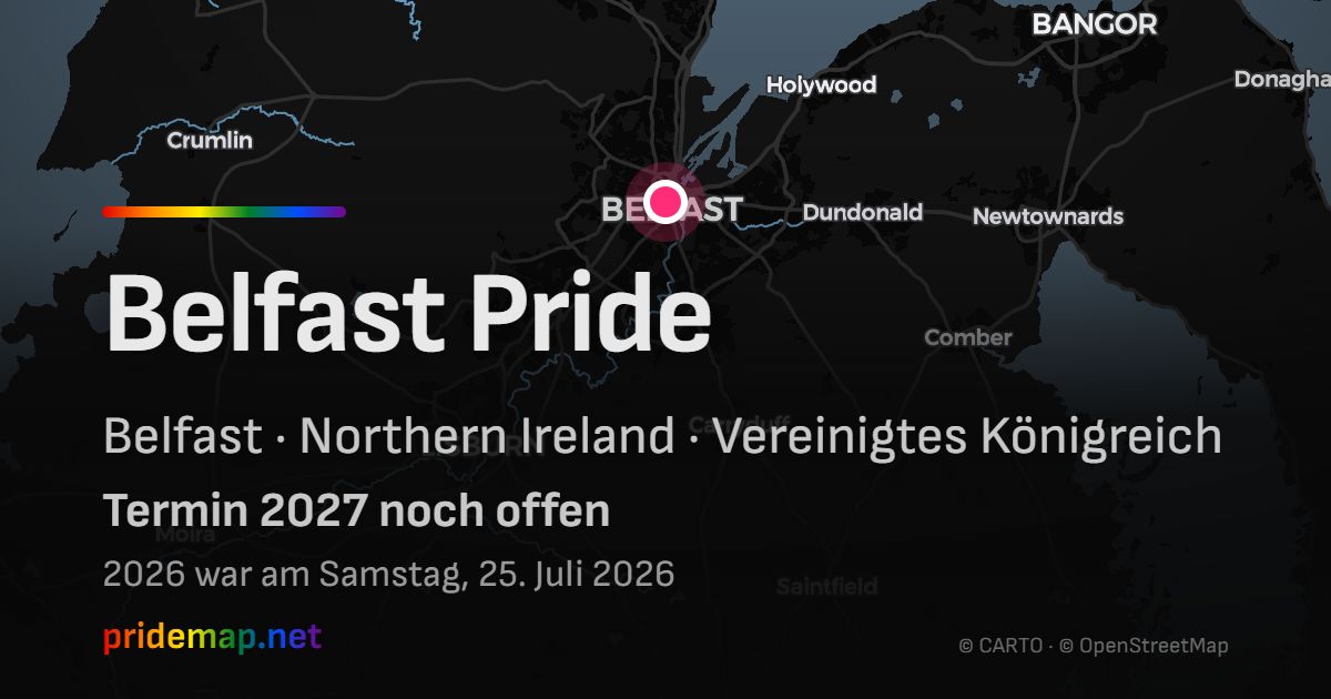 Belfast Pride — Belfast, Vereinigtes Königreich