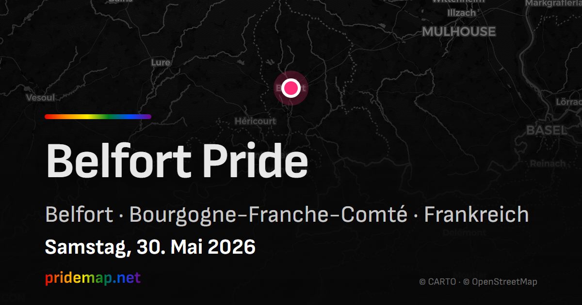 Belfort Pride — Belfort, Frankreich