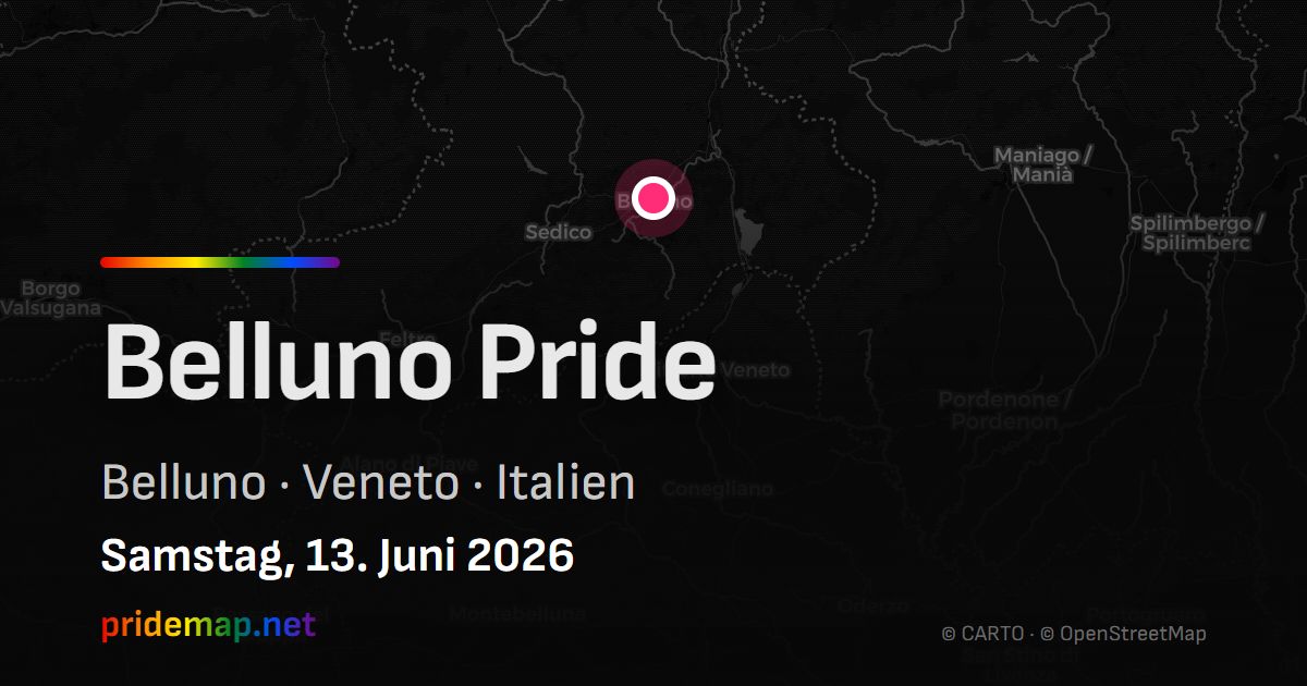 Belluno Pride — Belluno, Italien