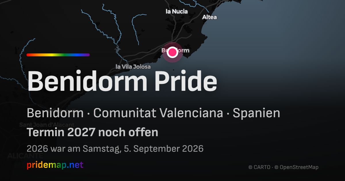 Benidorm Pride — Benidorm, Spanien