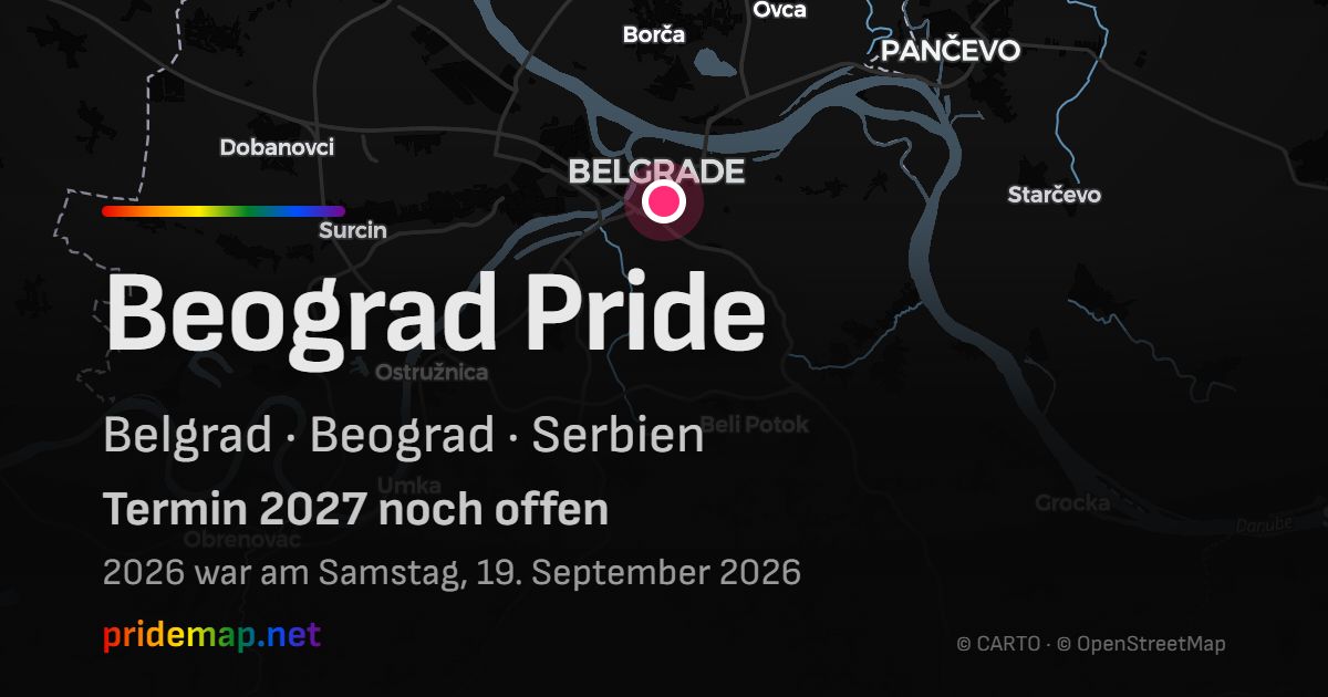 Beograd Pride — Belgrad, Serbien