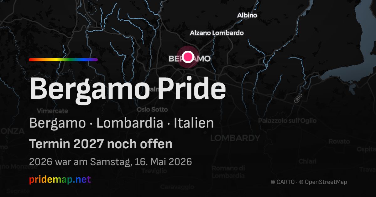 Bergamo Pride — Bergamo, Italien
