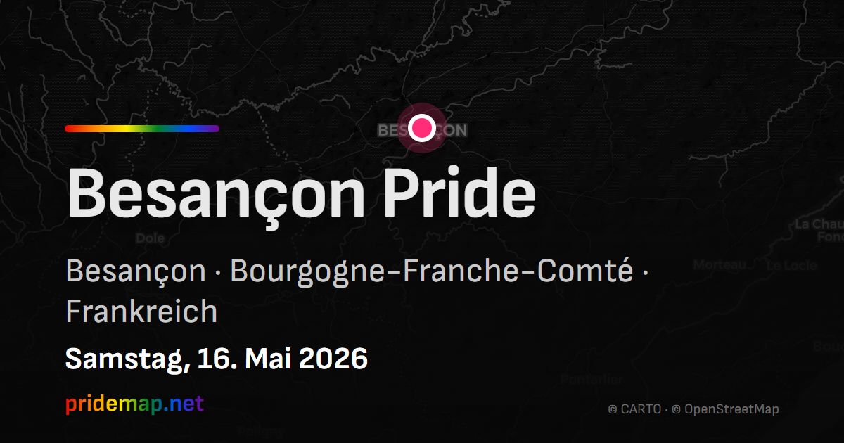 Besançon Pride — Besançon, Frankreich