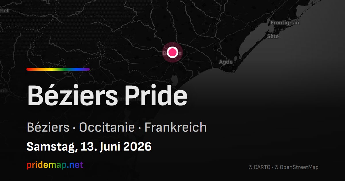 Béziers Pride — Béziers, Frankreich