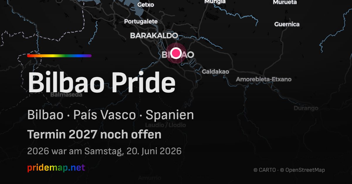 Bilbao Pride — Bilbao, Spanien