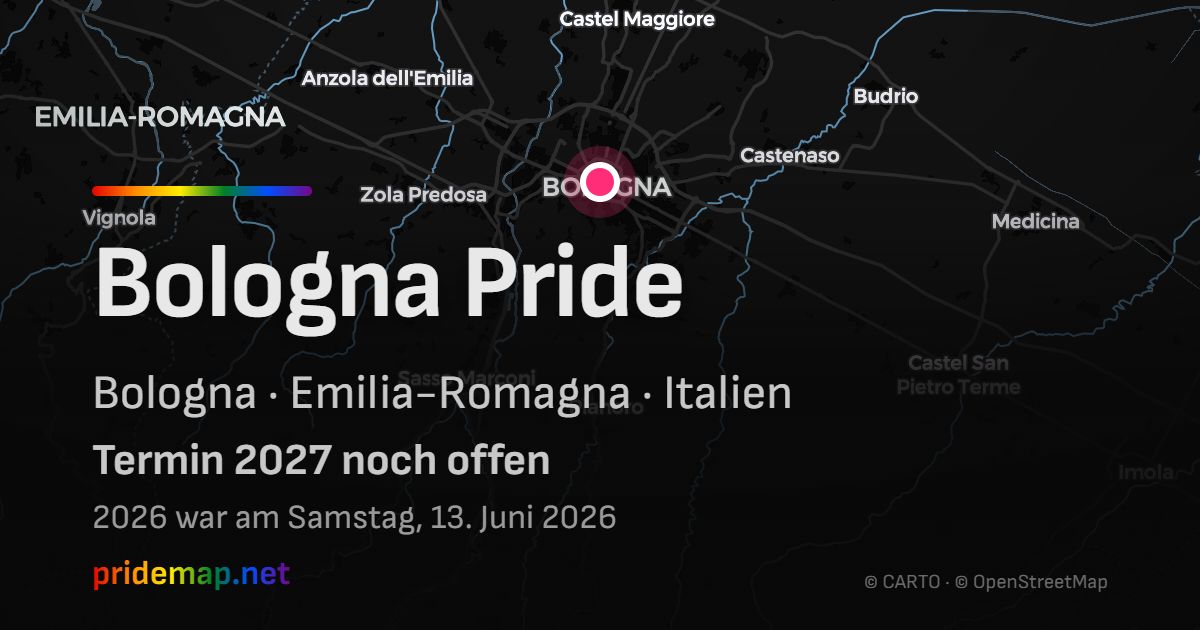 Bologna Pride — Bologna, Italien