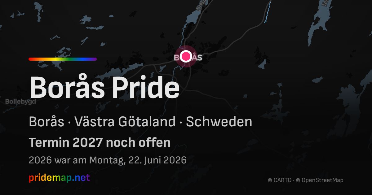 Borås Pride — Borås, Schweden
