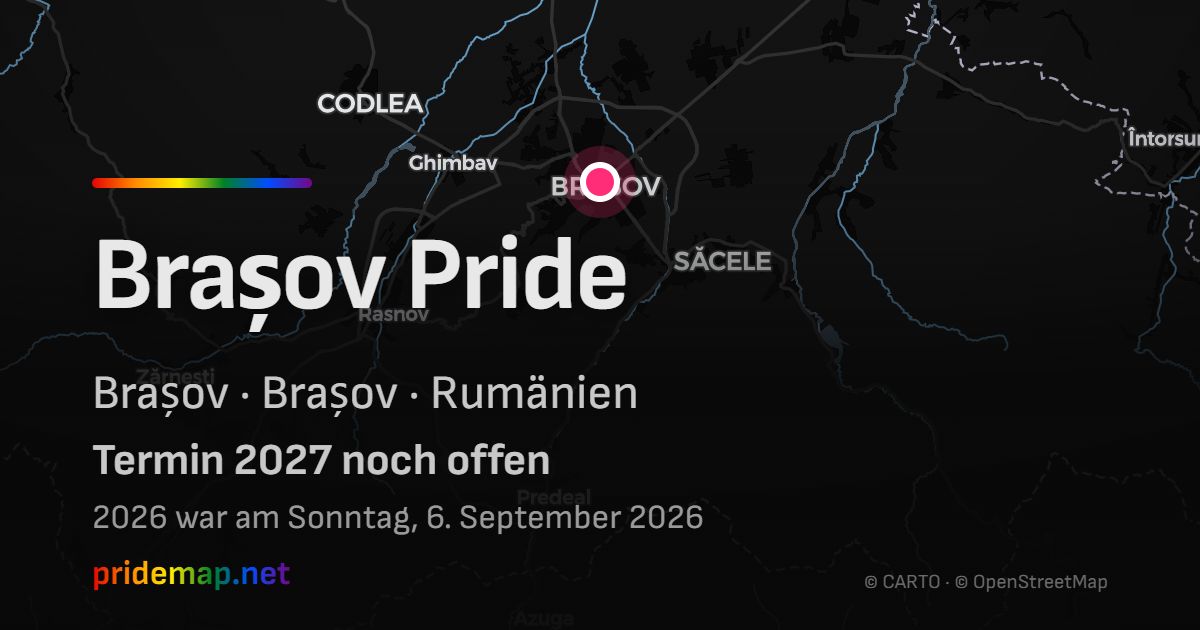 Brașov Pride — Brașov, Romania