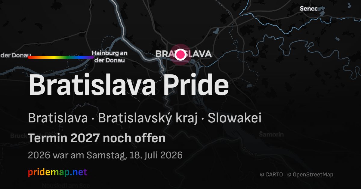 Bratislava Pride — Bratislava, Slowakei