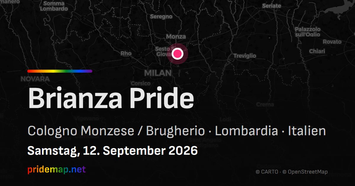 Brianza Pride — Cologno Monzese / Brugherio, Italien