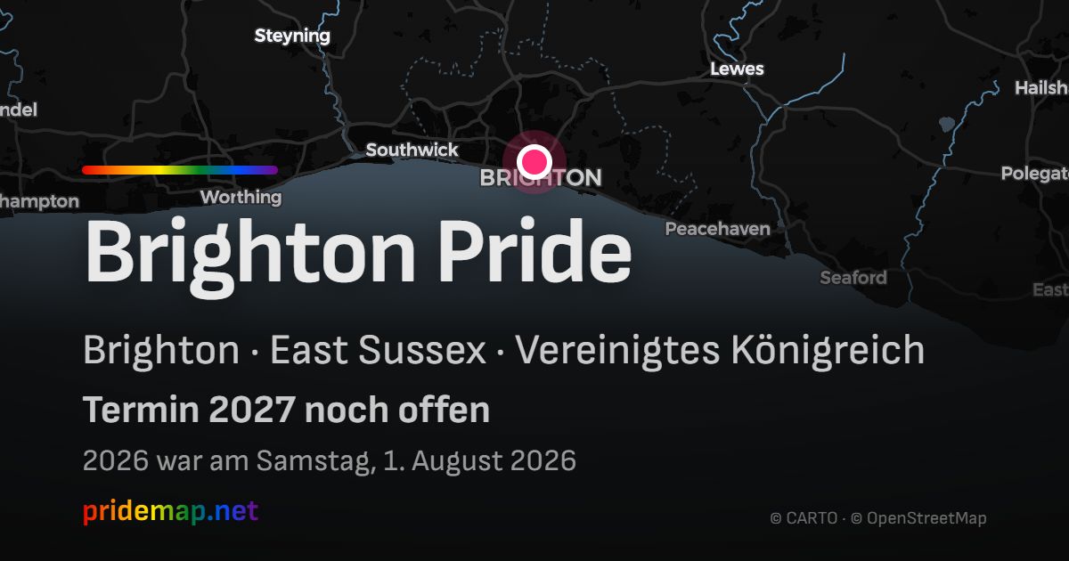 Brighton Pride — Brighton, Vereinigtes Königreich