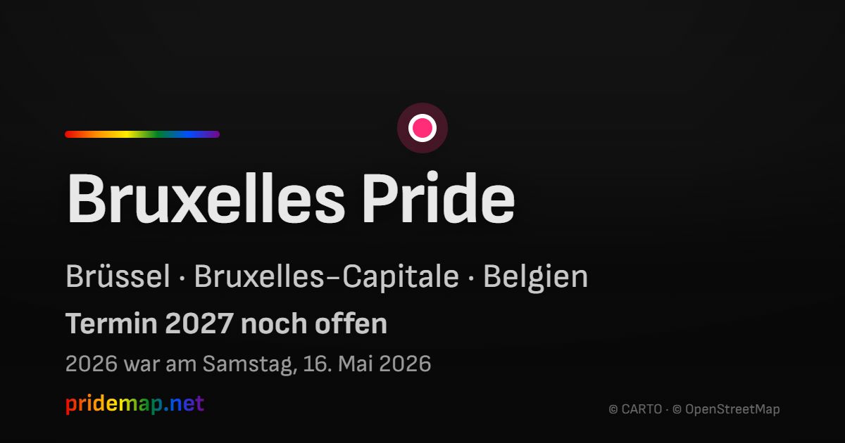 Bruxelles Pride — Brussels, Belgium