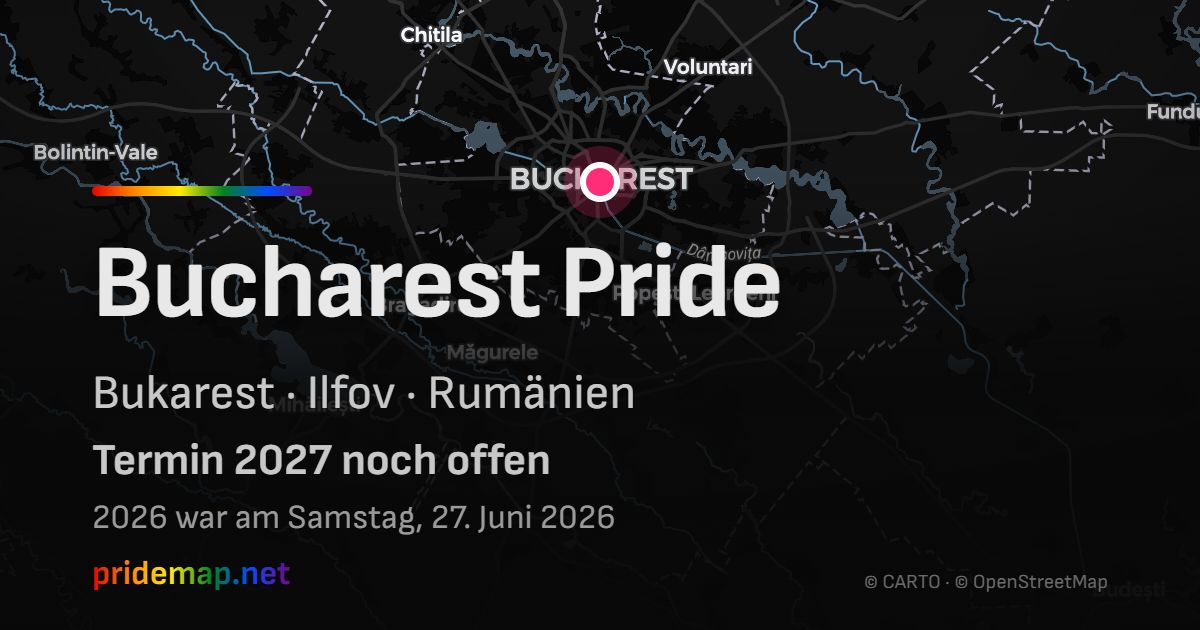 Bucharest Pride — Bukarest, Rumänien