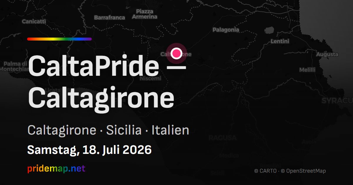 CaltaPride – Caltagirone — Caltagirone, Italien