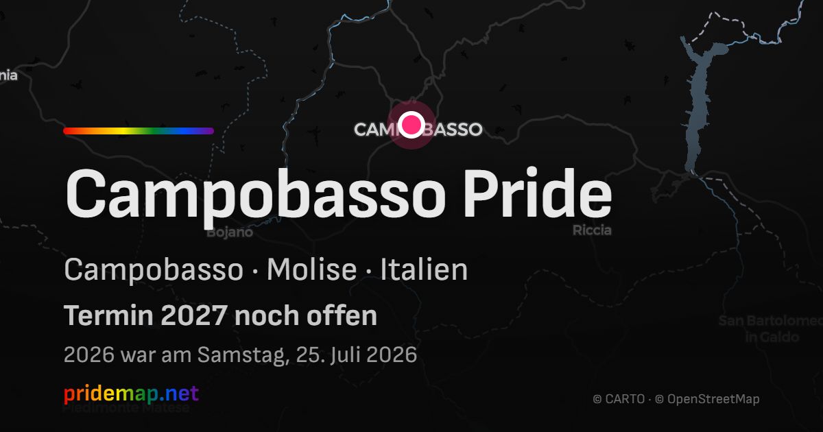 Campobasso Pride — Campobasso, Italien