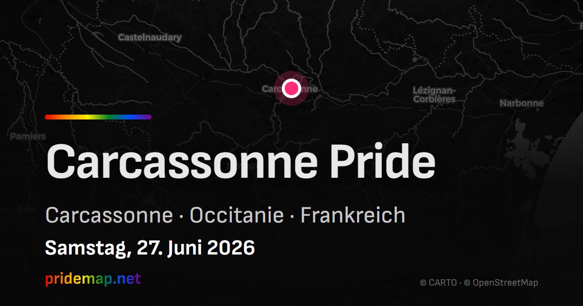 Carcassonne Pride — Carcassonne, Frankreich