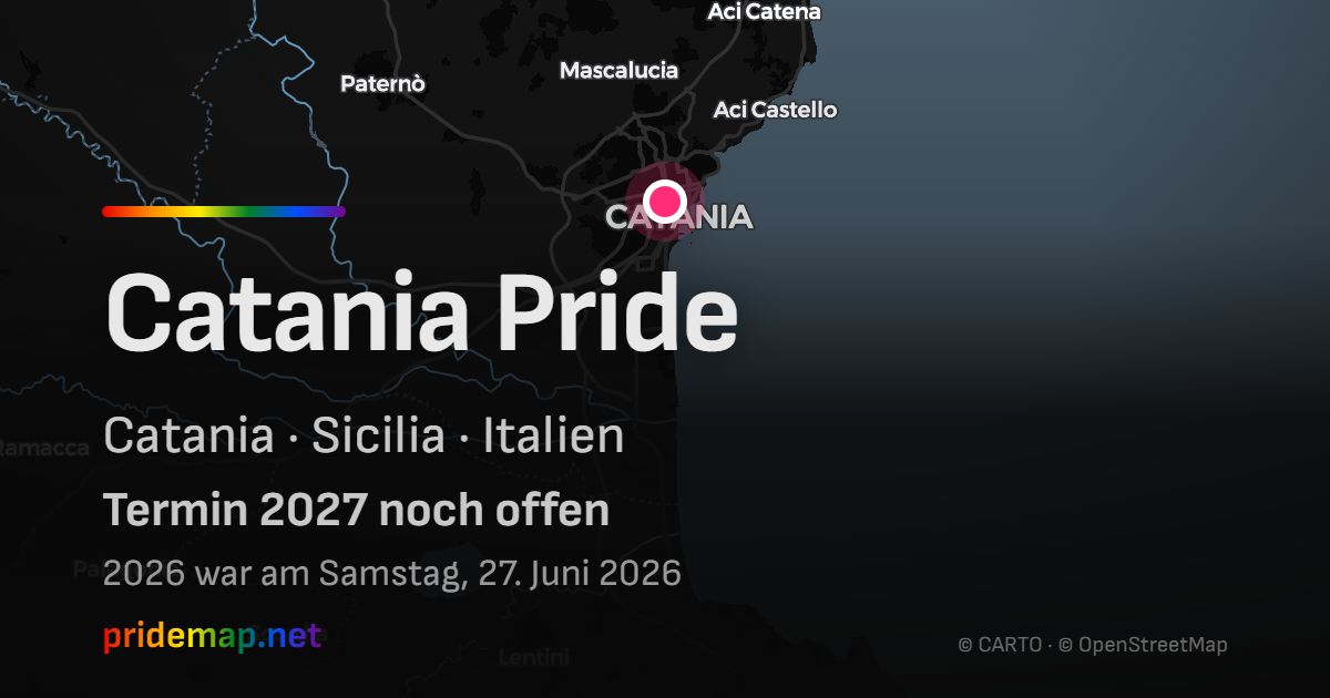 Catania Pride — Catania, Italien
