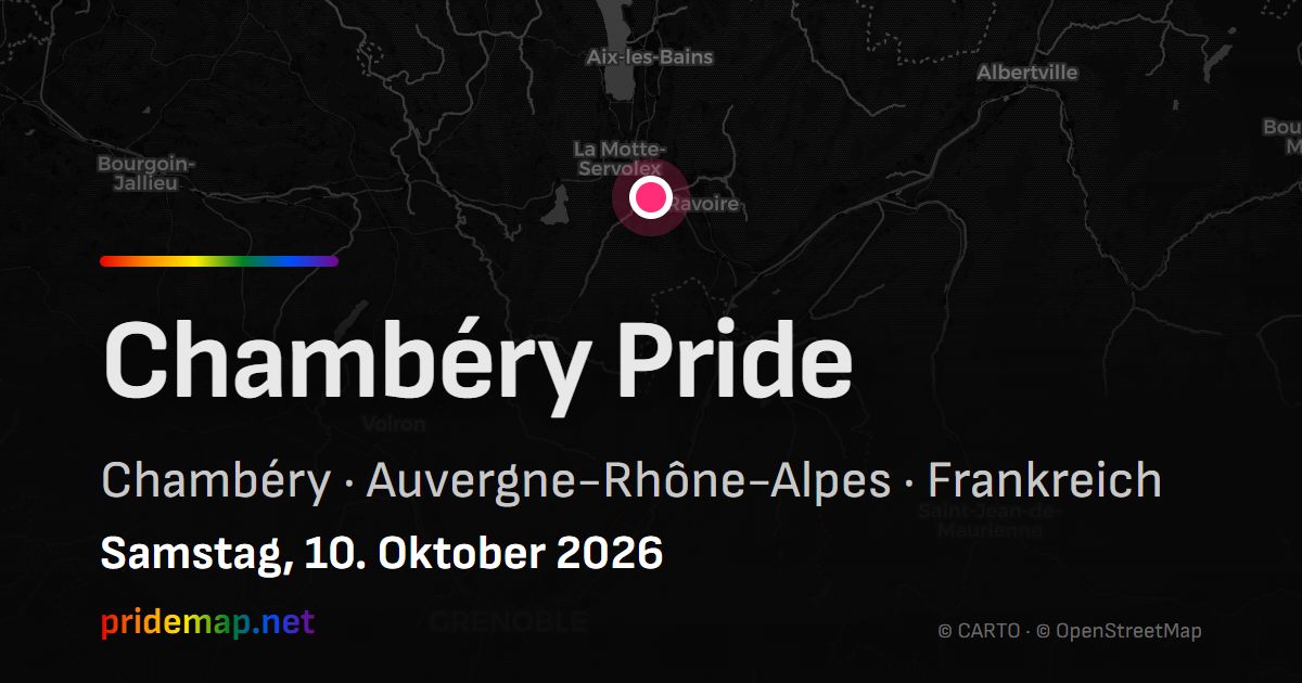 Chambéry Pride — Chambéry, Frankreich