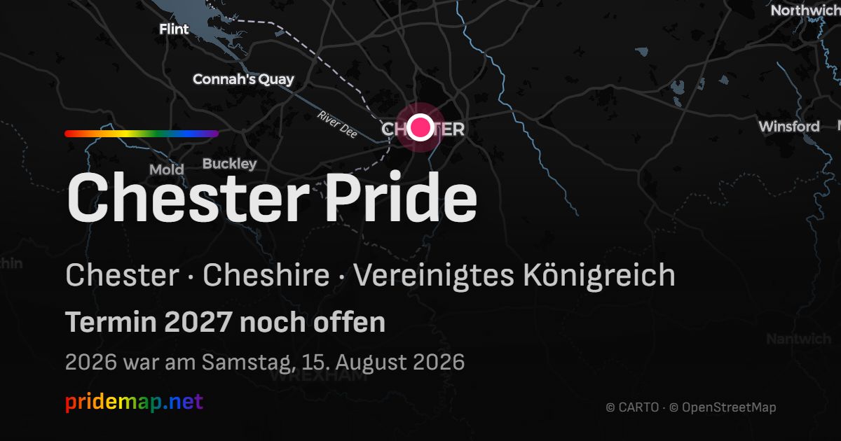 Chester Pride — Chester, Vereinigtes Königreich