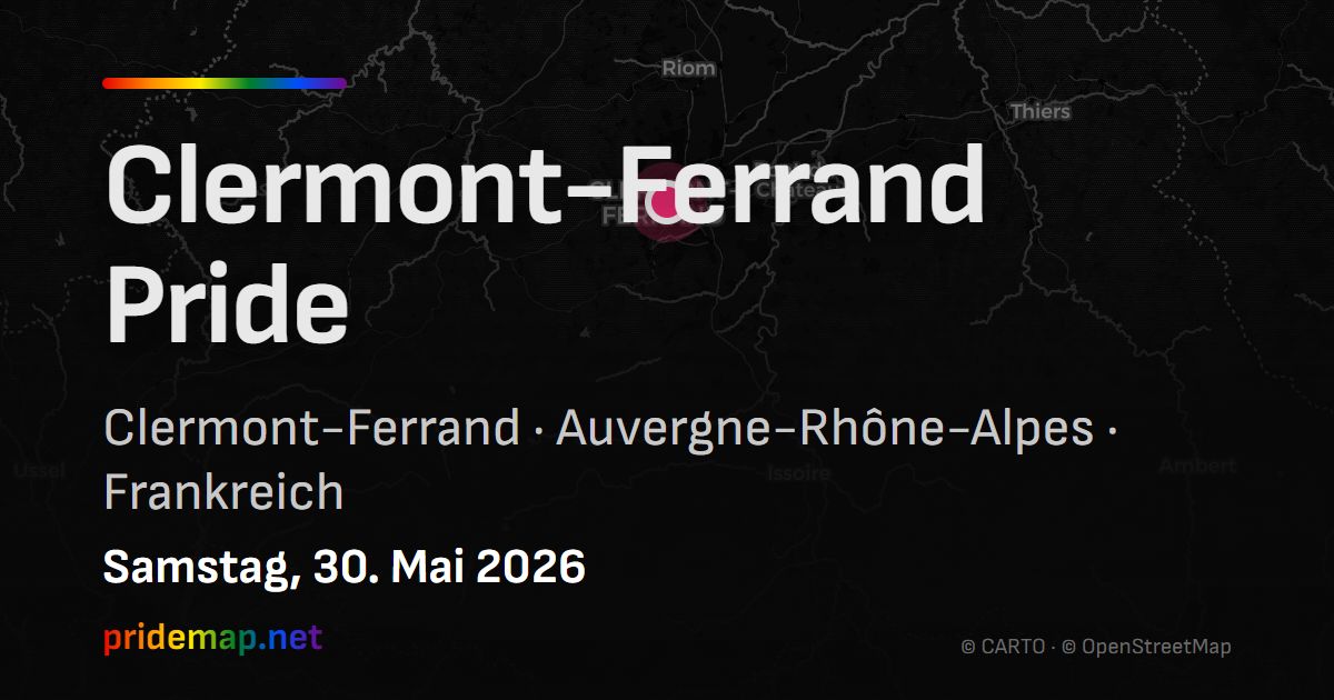 Clermont-Ferrand Pride — Clermont-Ferrand, Frankreich