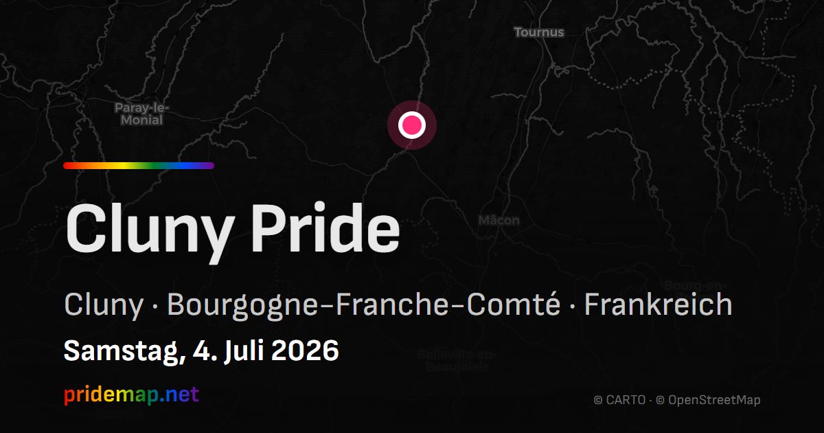 Cluny Pride — Cluny, Frankreich