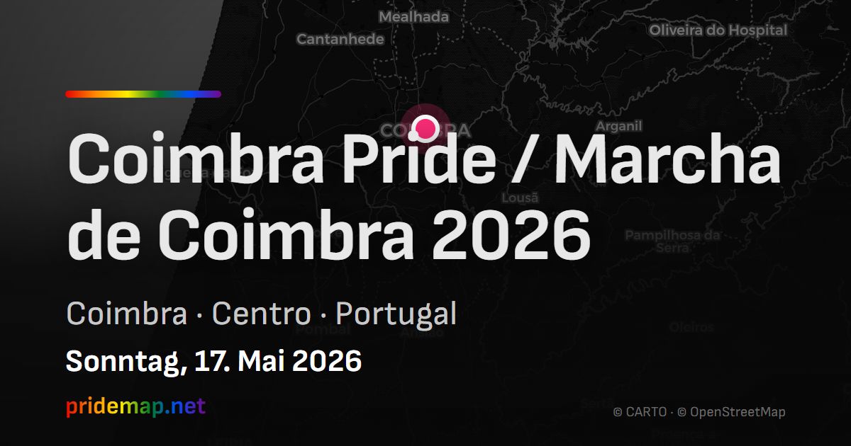 Coimbra Pride / Marcha de Coimbra 2026 — Coimbra, Portugal