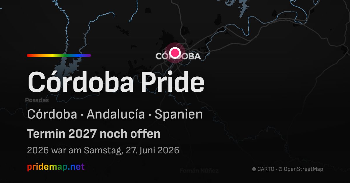 Córdoba Pride — Córdoba, Spanien