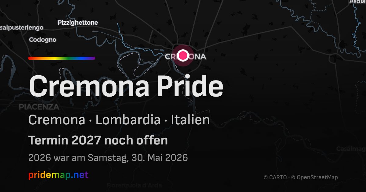 Cremona Pride — Cremona, Italien