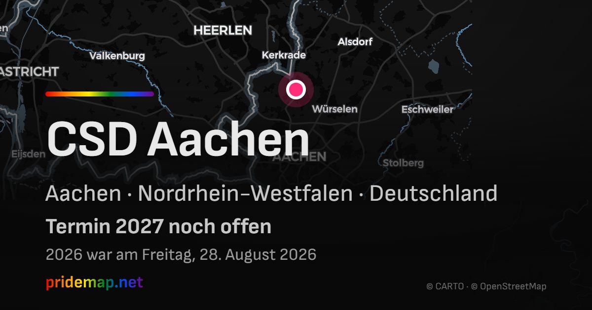 CSD Aachen — Aachen, Deutschland
