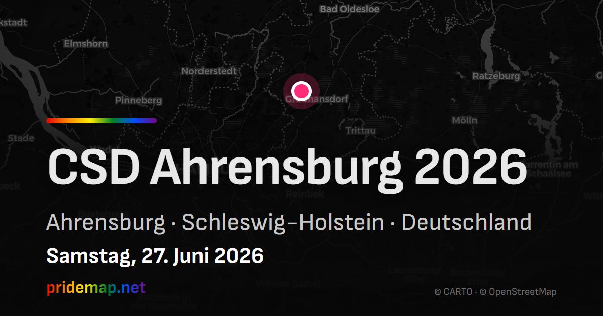 CSD Ahrensburg 2026 — Ahrensburg, Germany