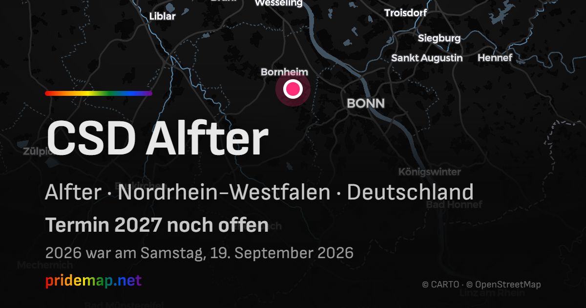 CSD Alfter — Alfter, Deutschland