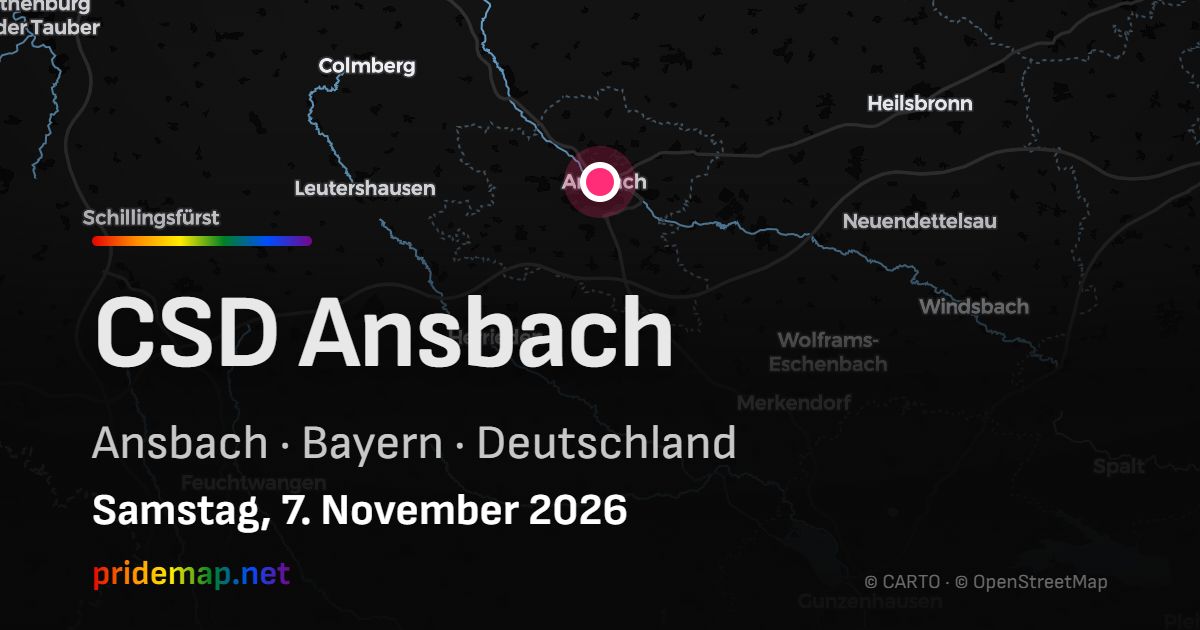 CSD Ansbach — Ansbach, Deutschland