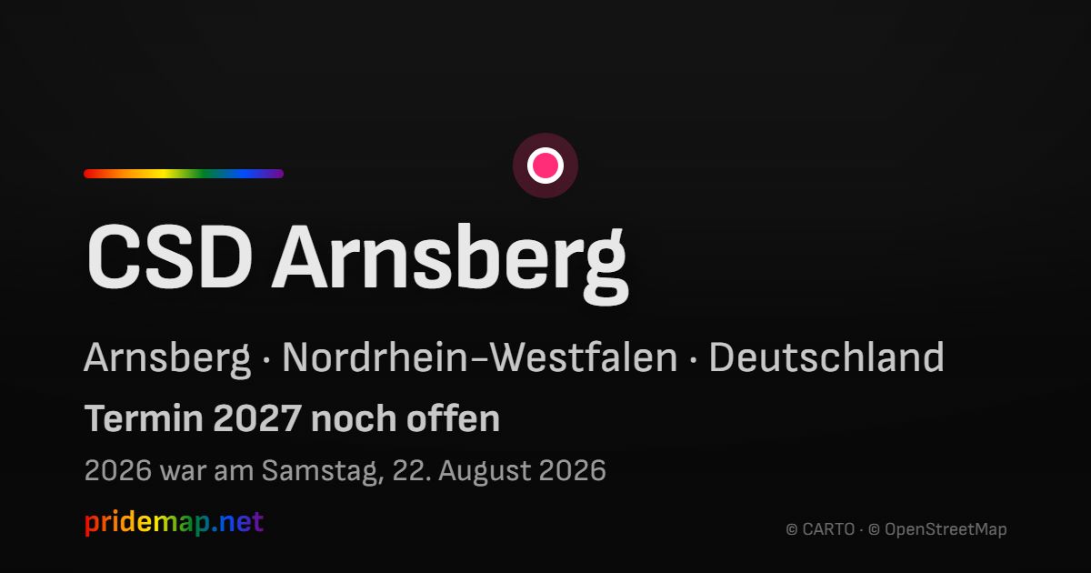 CSD Arnsberg — Arnsberg, Germany