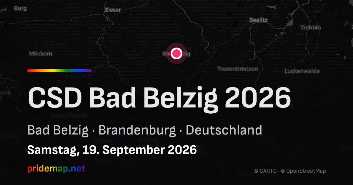CSD Bad Belzig 2026 — Bad Belzig, Deutschland
