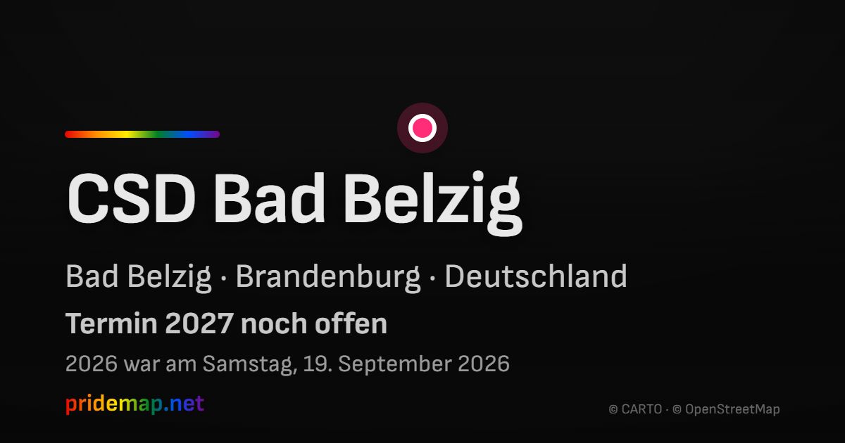 CSD Bad Belzig — Bad Belzig, Deutschland