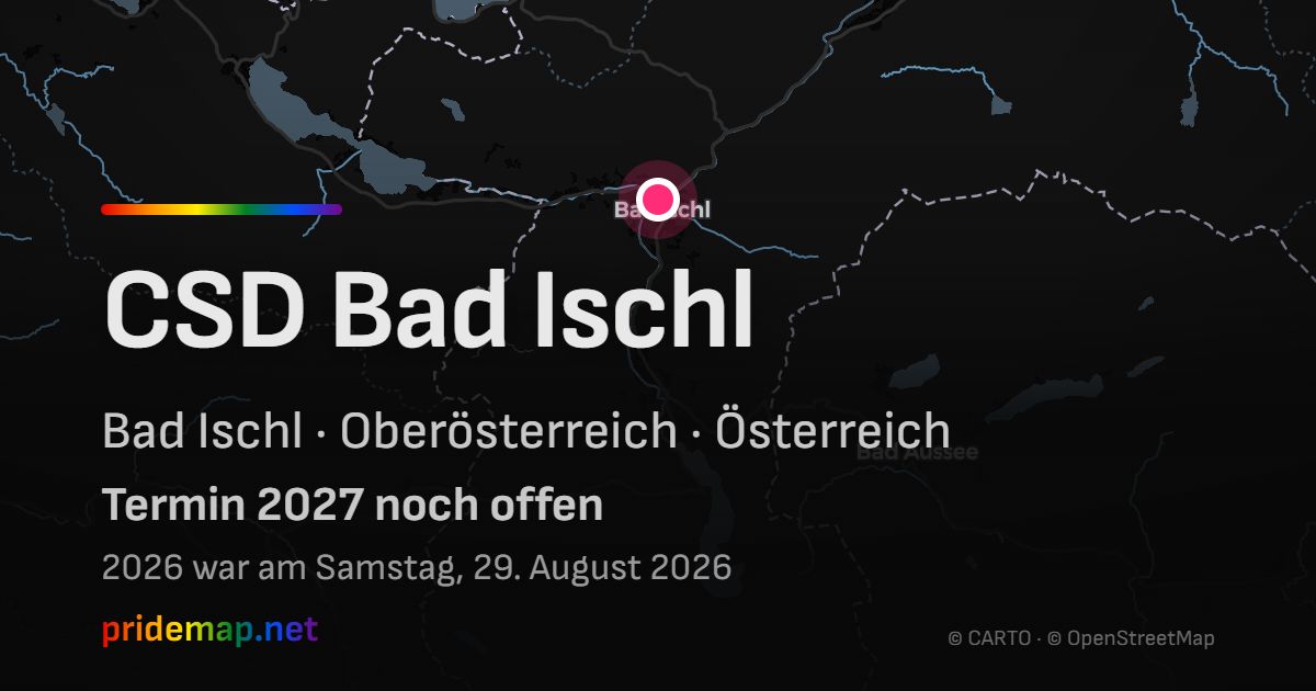 CSD Bad Ischl — Bad Ischl, Österreich