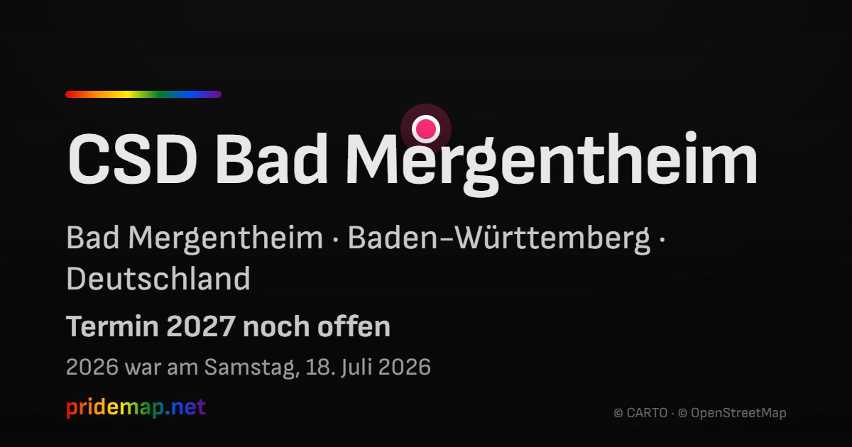 CSD Bad Mergentheim — Bad Mergentheim, Germany