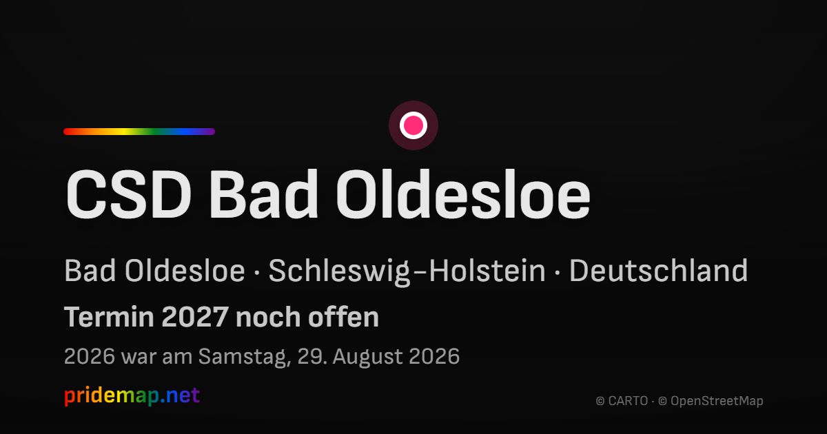 CSD Bad Oldesloe — Bad Oldesloe, Deutschland
