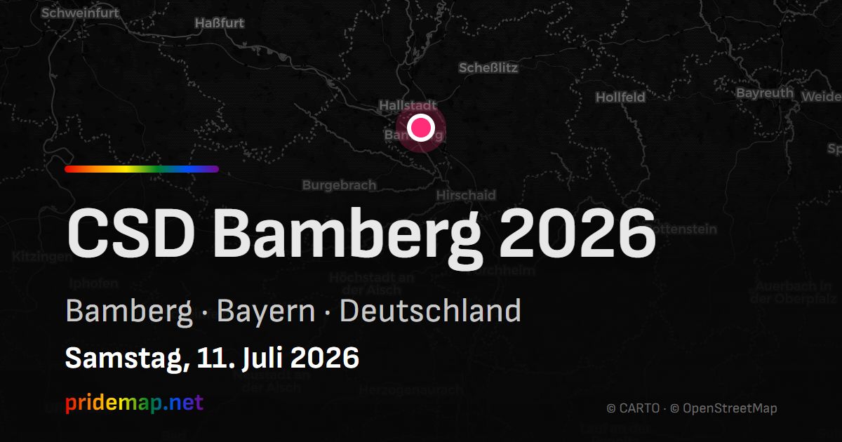 CSD Bamberg 2026 — Bamberg, Germany
