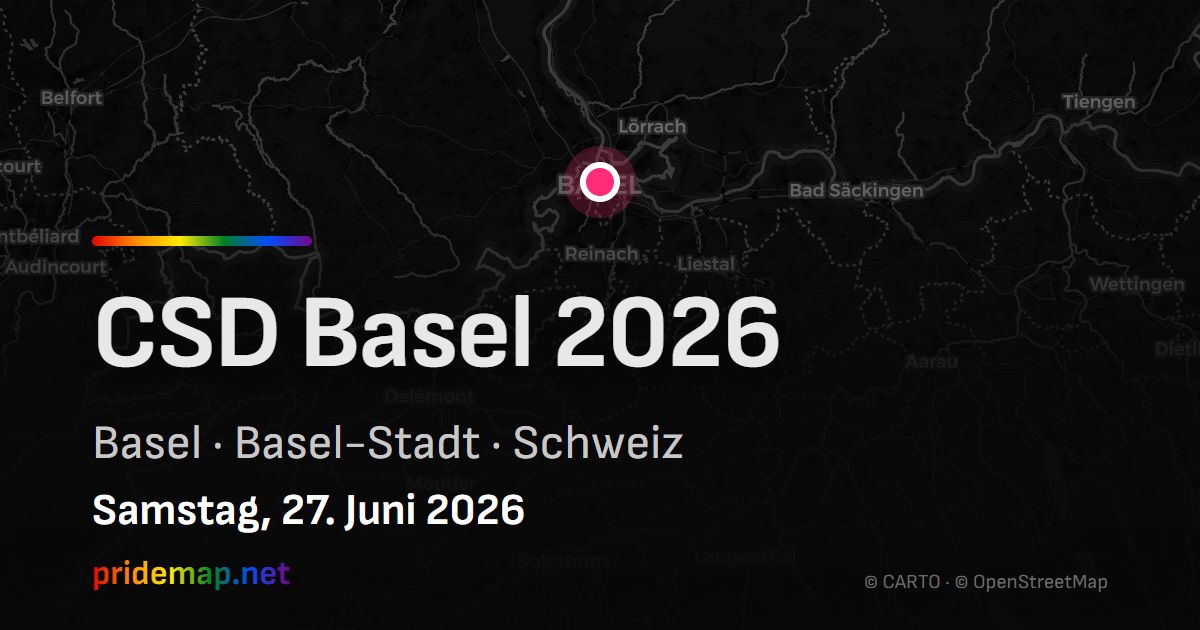 CSD Basel 2026 — Basel, Schweiz