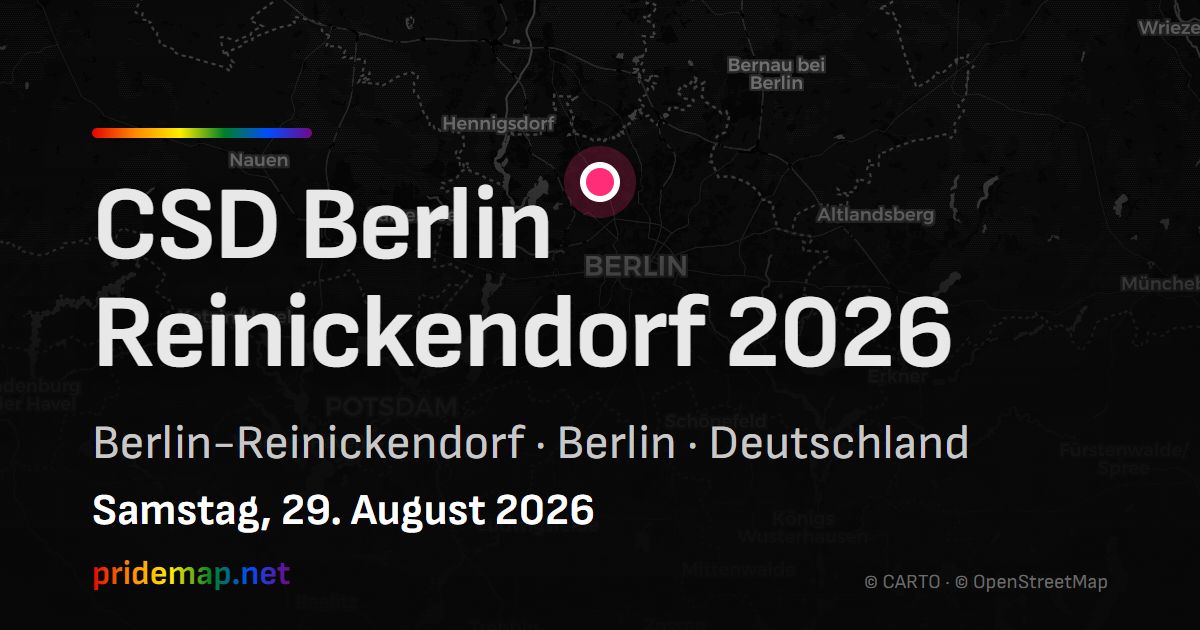 CSD Berlin Reinickendorf 2026 — Berlin-Reinickendorf, Deutschland