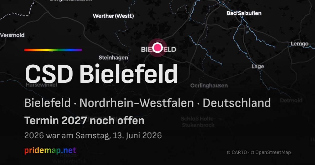 CSD Bielefeld — Bielefeld, Deutschland